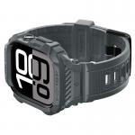 Set curea si carcasa Spigen Rugged Armor Pro compatibil cu Apple Watch 11 46mm, Dark Grey 4 - lerato.ro